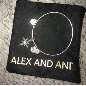 Silver Alex and Ani Northstar Bracelet